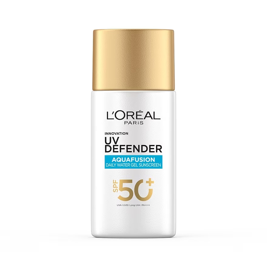 [กันแดดซึมไว] ลอรีอัล ปารีส Loreal Paris UV Defender Aquafusion Daily water Gel Sunscreen SPF50+ PA+