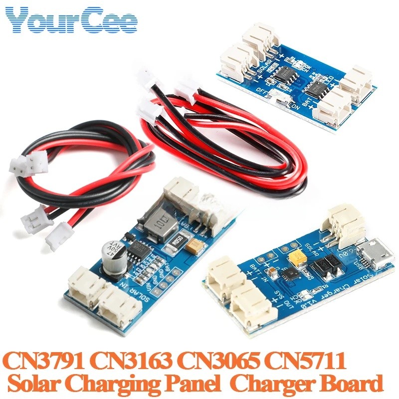 2 ชิ้น/1 ชิ้น CN3791 CN3163 CN3065 CN5711 แผงพลังงานแสงอาทิตย์ตัวควบคุมโมดูลพลังงานแสงอาทิตย์ Lipo แ