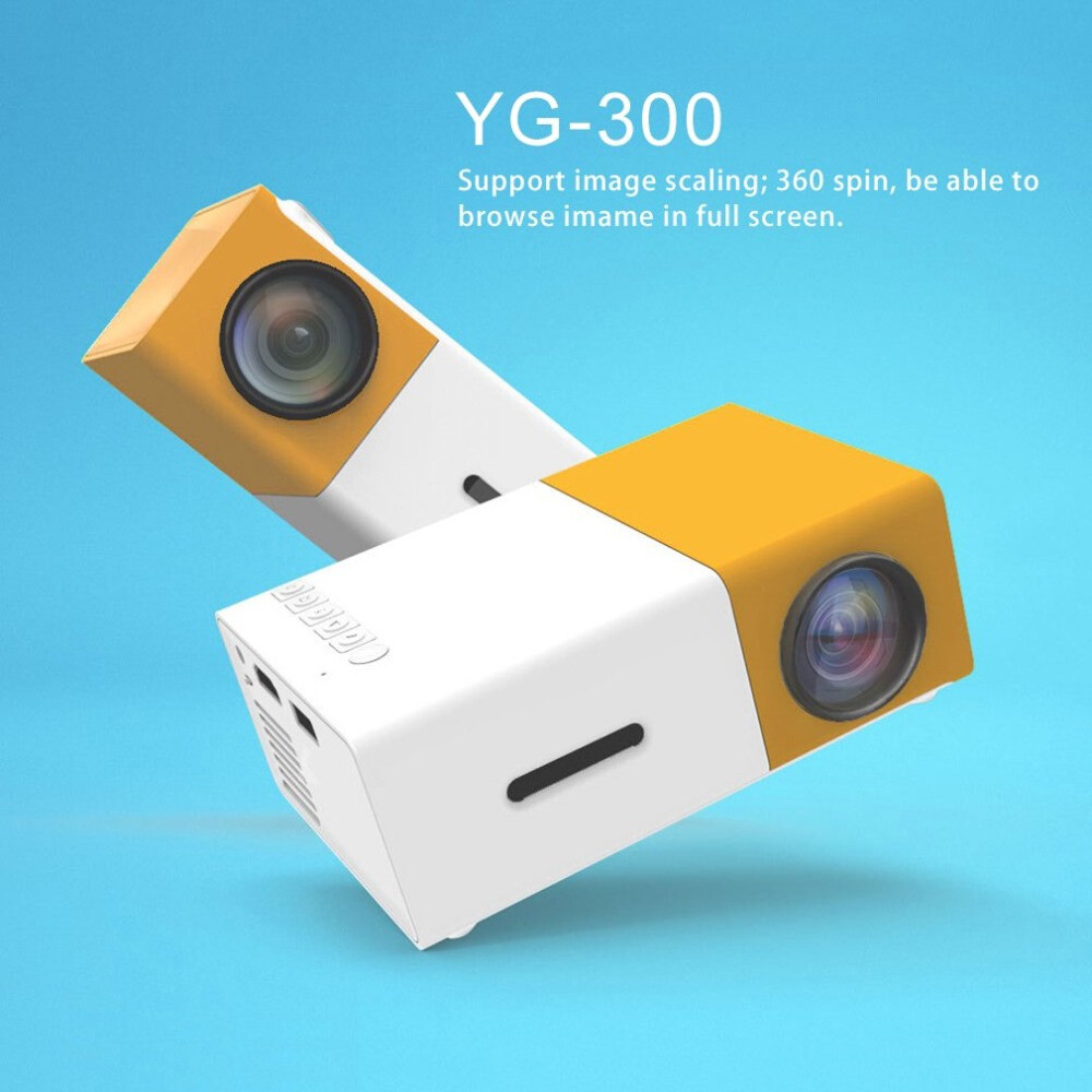 YG300 Professional Mini Projector โฮมเธียเตอร์ Full HD1080P