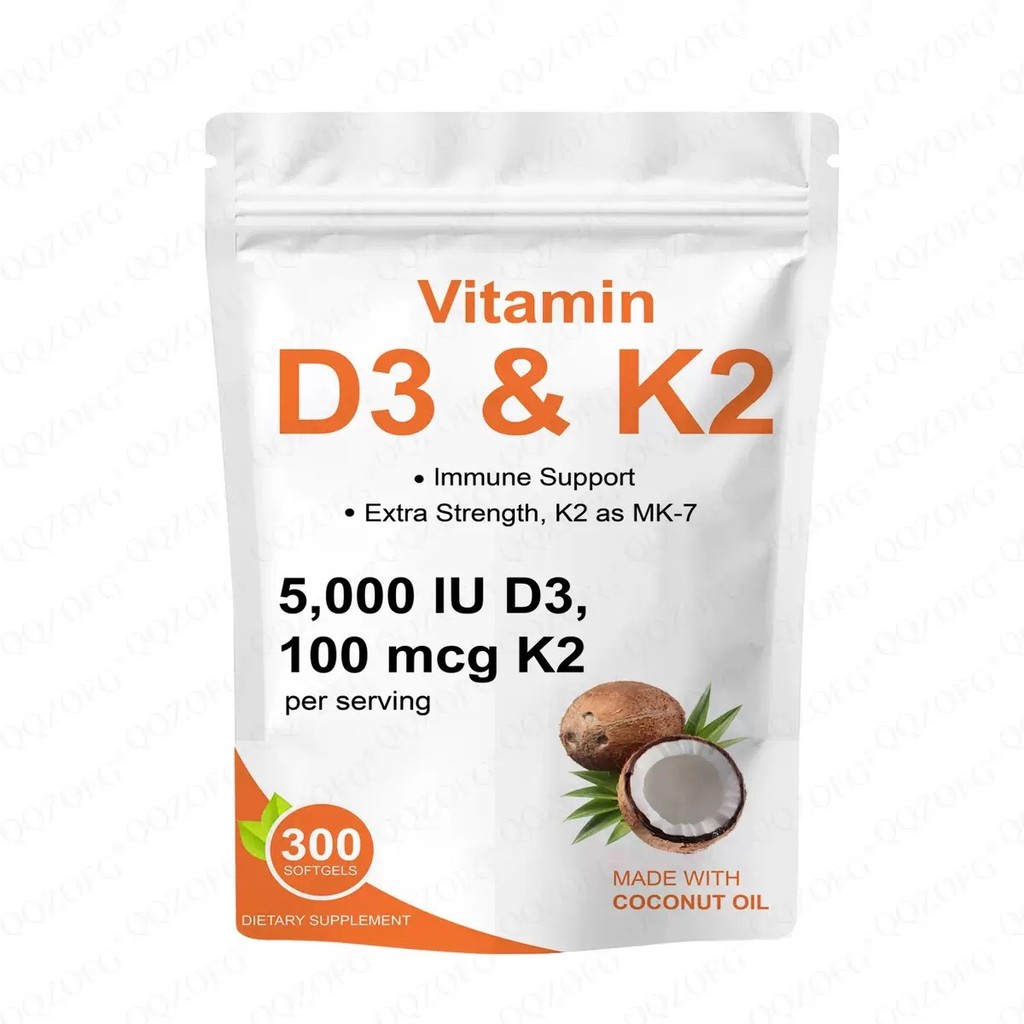TK Health Products VitaminD3 & K2 Soft Capsules OEM9.26 A1