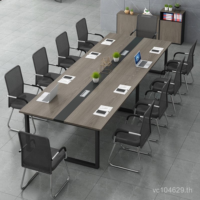 Workbench Trainer Conference Table Simple Long Desk Chair Long Conference Room Table Modern Work Sea