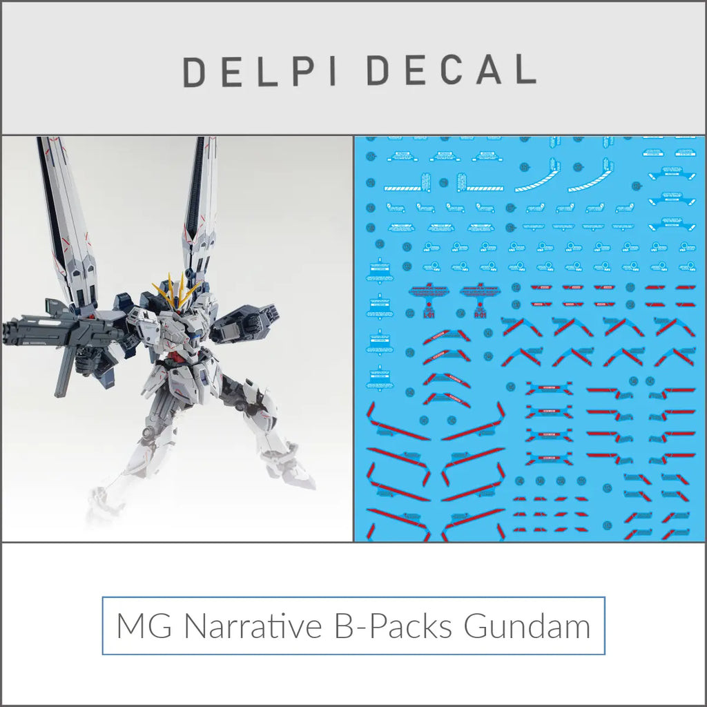 Delpi Decal (ดีคอลน้ำ) MG Narrative B-Packs Ver.Ka