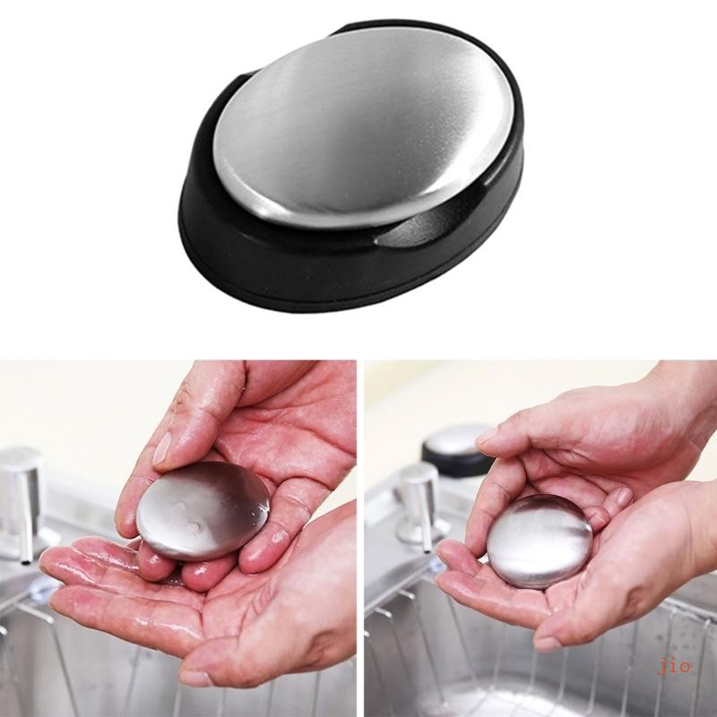 Jio สบู่มือโลหะขนาดใหญ่ Neutralizes Stuborn กลิ่นทําอาหารกลางแจ้ง BBQ Reusable Odor Remover