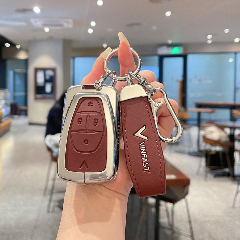 เหมาะสําหรับ VINFAST VF6, VF7, VF8, VF9 2024-2025 ฝาครอบกุญแจ VF8, 9, E34 2022-2023 รถป้องกันกุญแจหั