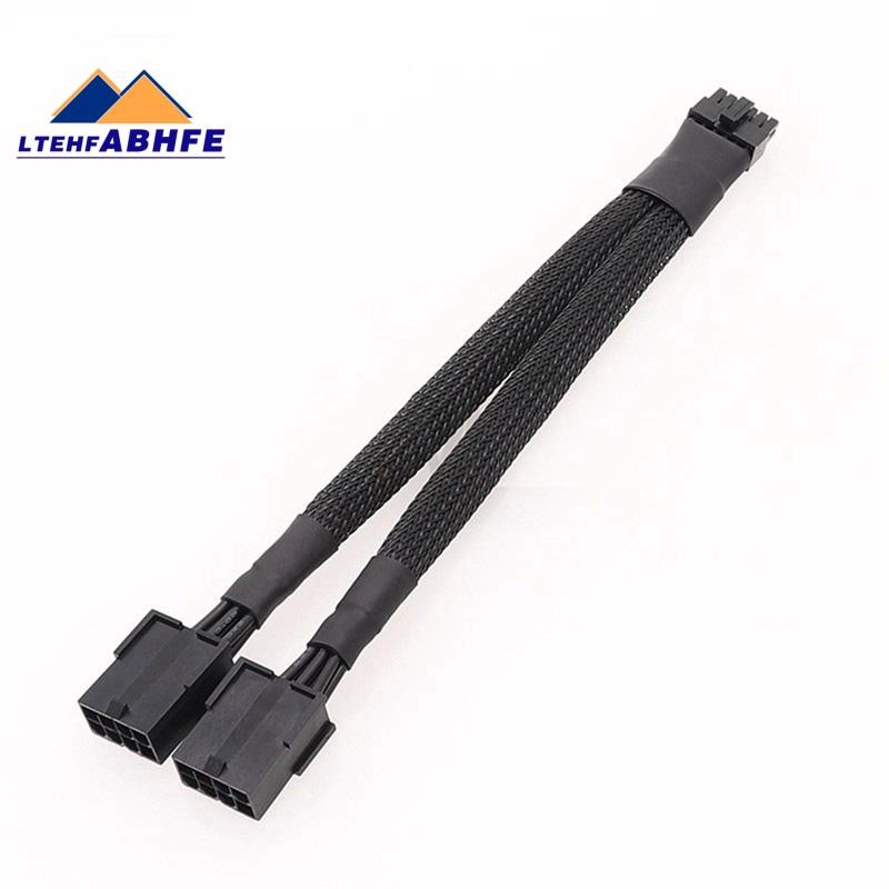 [ขายร้อน L]การ์ดวิดีโอ 12VHPWR PCIe 5.0 12 Pin to Dual GPU PCIE 8-Pin สําหรับ RTX30 Series 3070 3080