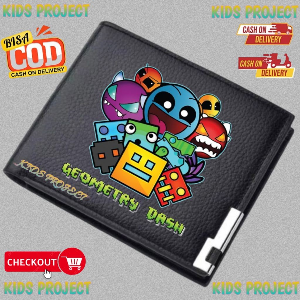 กระเป๋าสตางค์เด็ก Dash Geometry Custom