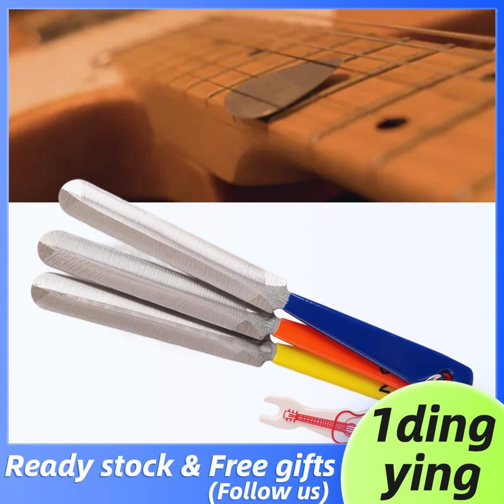 1dingying.th 1Dingying.TH Youthink File -Electric Guitar File File File Set of 3 สำหรับสแตนเลสสตีล
