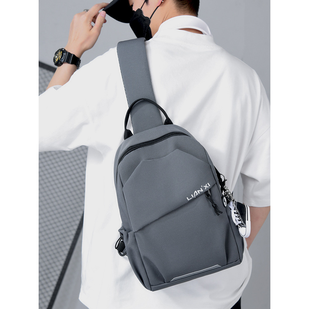 กระเป๋าปัก kappa bkk กระเป๋าคาดอกกระเป๋าเป้ผู้ชายกระเป๋าสะพายไหล่เดินทางกระเป๋าสะพายข้างผู้ชายและผู้