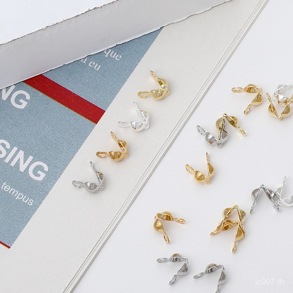 สร้อยคอมาตฐาน DIY จากวัสดุทำมือ แบบ U-Shaped ลายเรียบ พร้อม buckle ขนาด 14K