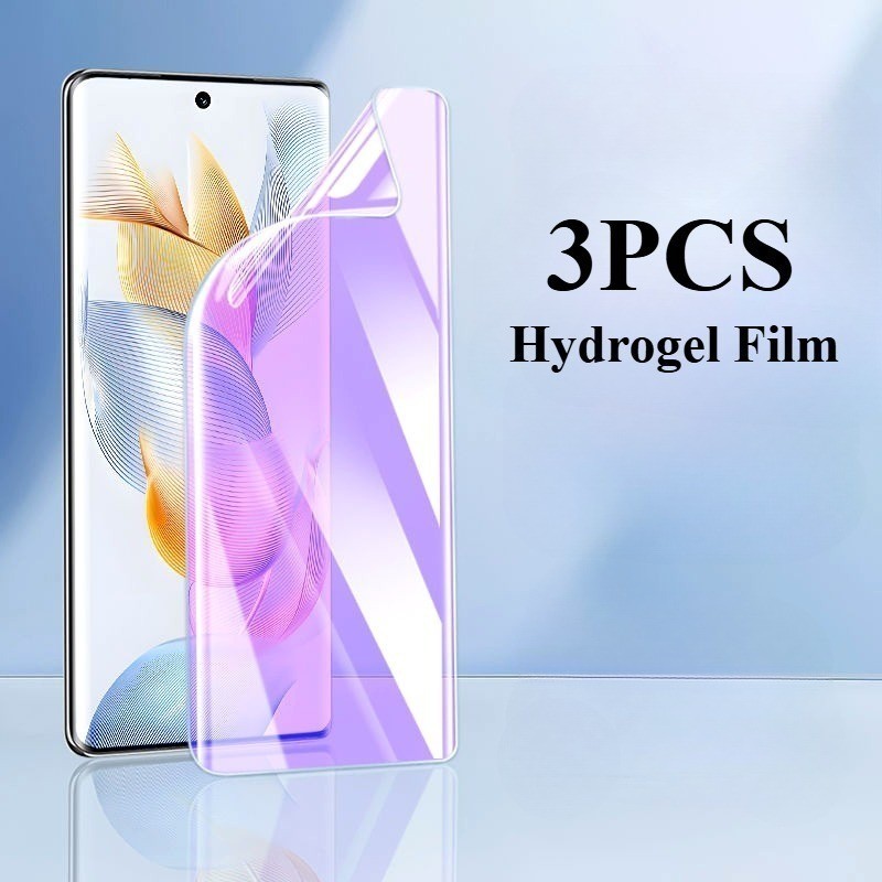 3 ชิ้นคลุมทั้งหมด Anti Blue Light Hydrogel ฟิล์มสําหรับ Oukitel WP36 WP35 WP200 P1 C60 C59 C58 C57s 