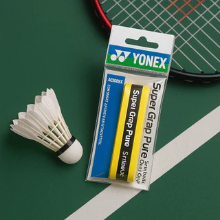 จัดส่งทันที พันด้ามไม้แบด ไม้เทนนิส Yonex Badminton Overgrip tape Super Grap Pure YY AC108 บรรจุ 1 ชิ้น