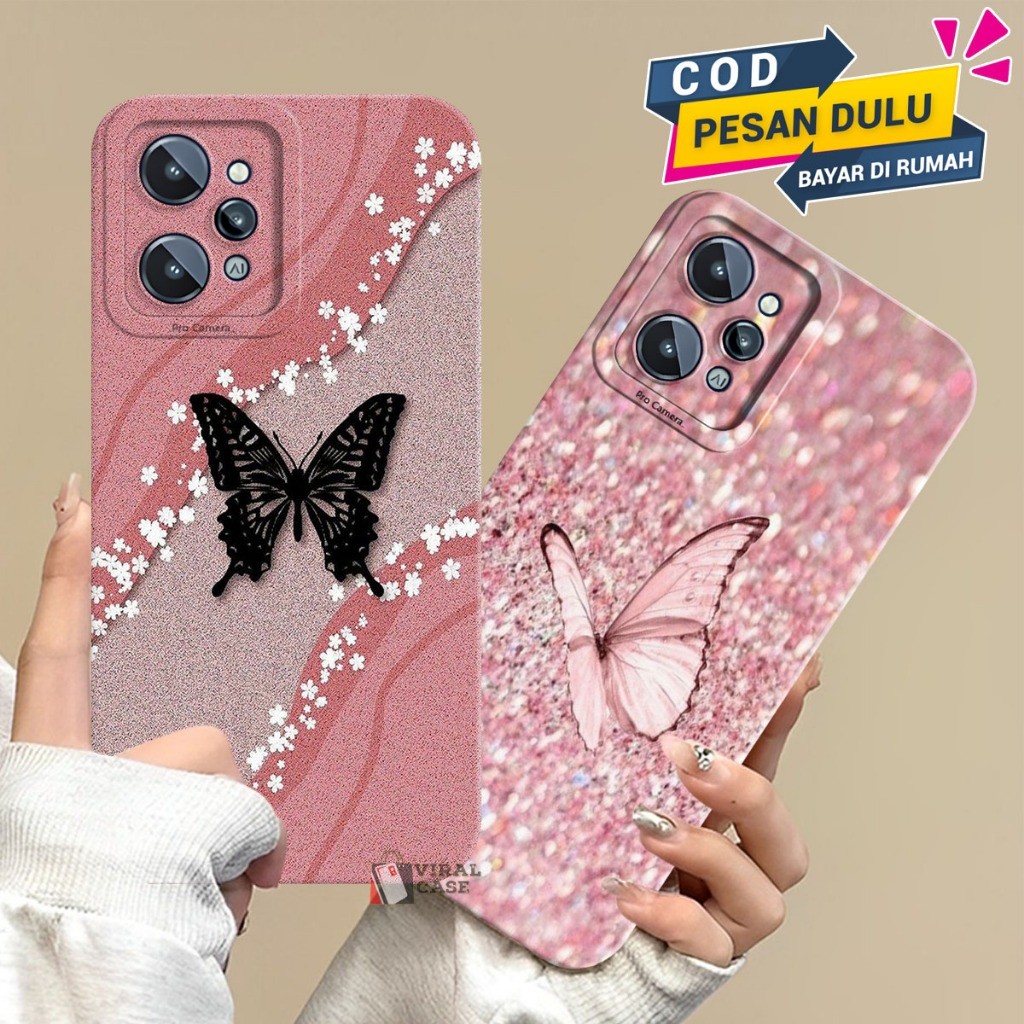HP Softcase Redmi 12 12C 9C 9A 10A 10C 9T 8 9 10 4G 10 5G Poco C40 Fashion Case Branded-Xiaomi Redmi