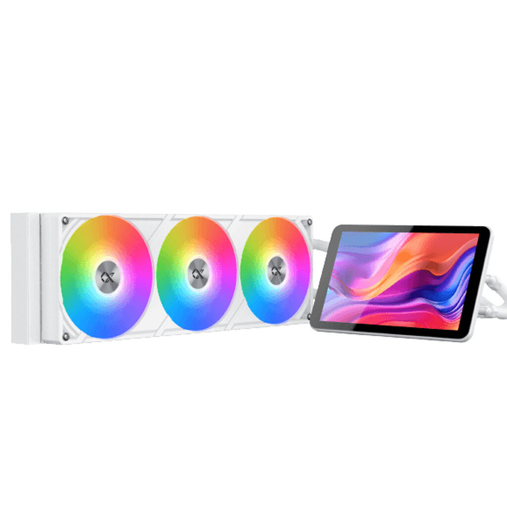 XIGMATEK Connect PRO 360 Arctic 360mm With 7inch Multi Display LCD CPU Liquid Cooler