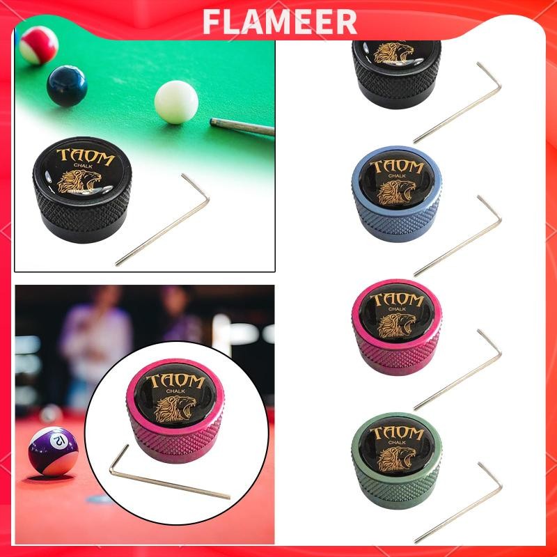 [Flameer] Pool Cue Chalk Holder Billiard Cue Snooker Accessory Mini Chalk Case Pool