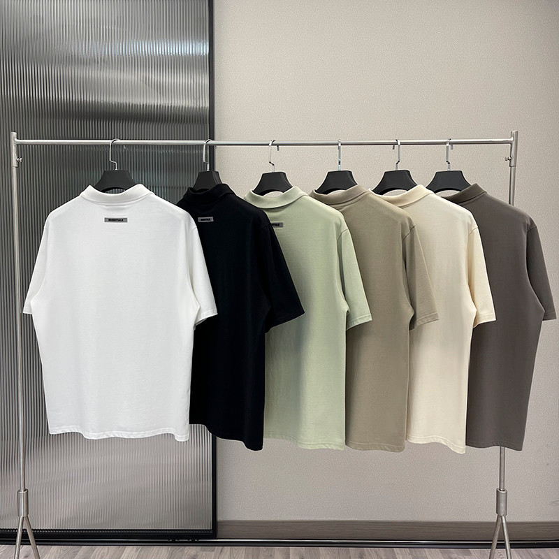 เสื้อแขนสั้น FEAR OF God แบบ loose streetwear สะท้อนแสง