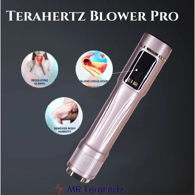 ใหม่อัปเดต Pain Relief Wand Terahertz Wave Frequency Device Quantum Light Therapy Terahertz Blower พ