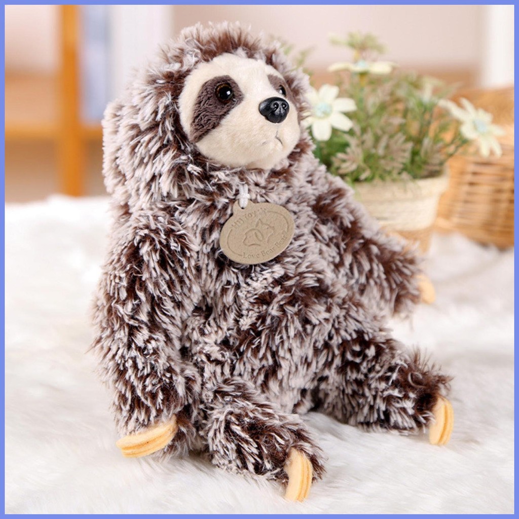 ตุ๊กตา Sloth สัตว์ตุ๊กตาน่ารัก Sloth Plushie ตุ๊กตาตุ๊กตาประณีต Companion สมจริงกอดหมอนสําหรับ shuos