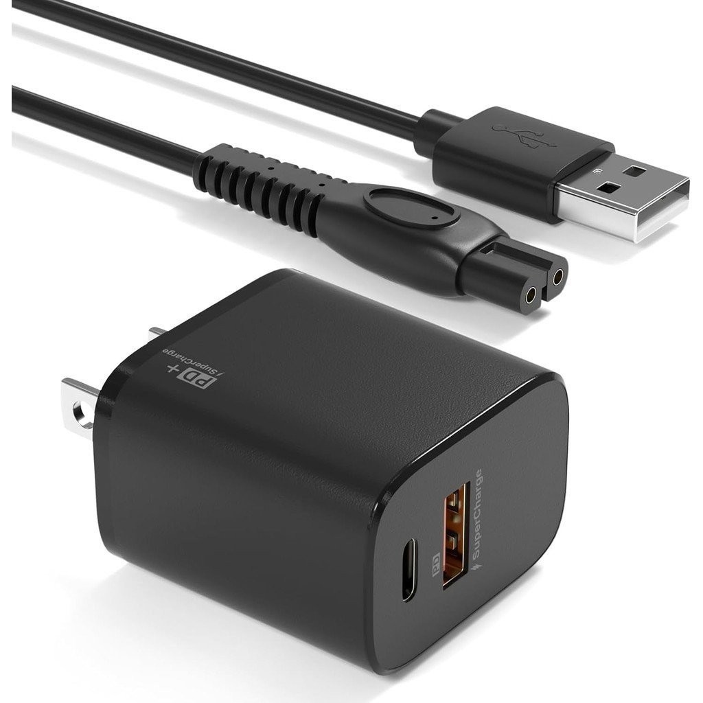 5V Charger ใช้งานร่วมกับ Philips Norelco qp2724 mg5910 mg9525 mg7910 MG9510 MG9520 PQ888 PQ889, One 