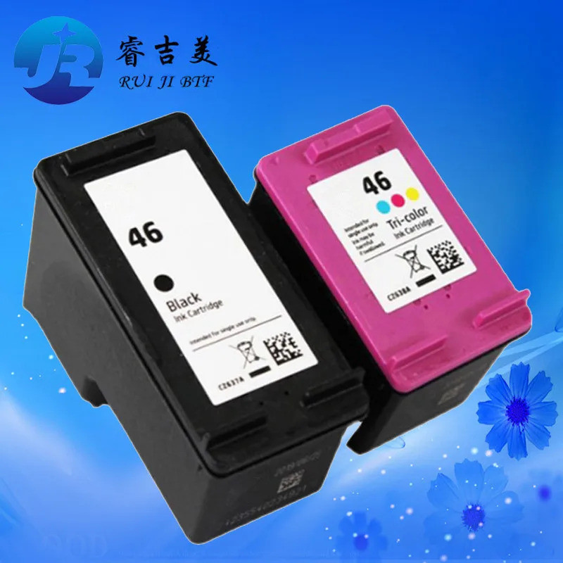 100% ใหม่ CZ637A CZ638A 46 ตลับหมึกสําหรับ HP 2020hc 2520HC 2025hc 2520 2020 2529 4729 2029 เครื่องพ