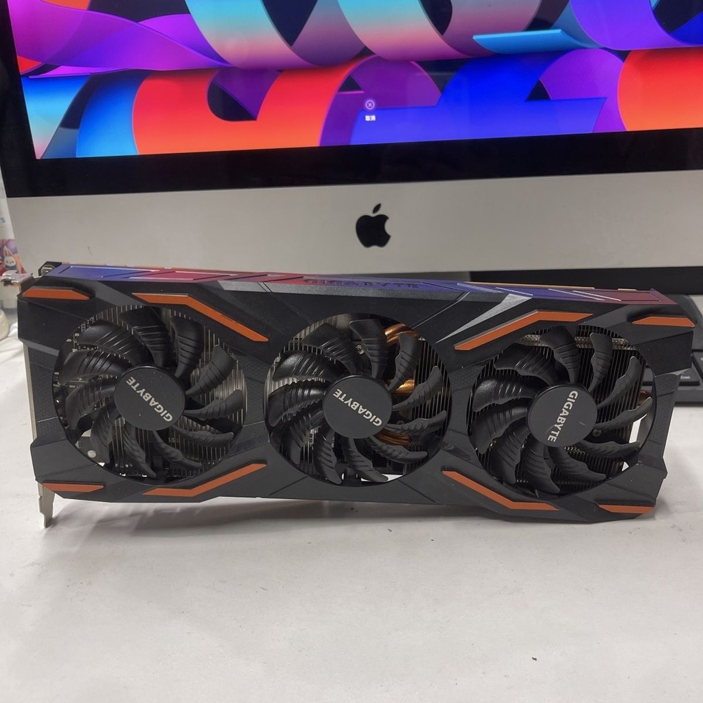 สินค้าใหม่พร้อมสต็อก CUDA การให้เหตุผลการวาดภาพ ai การเขียนโปรแกรม Gigabyte p104-100 8g กราฟิกการ์ด2