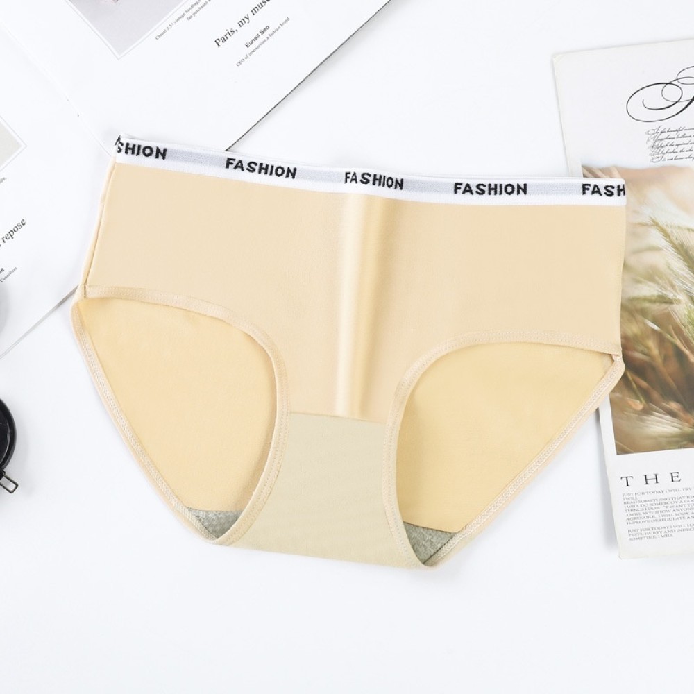 ความร่วมมือ B07กางเกงในสาวฤดูใบไม้ร่วงและฤดูหนาวกางเกงในนักเรียนญี่ปุ่นเรียบง่ายไร้รอยต่อผู้หญิงกลาง