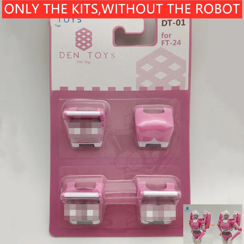 ใหม่เปลี่ยนหน้าอก DT-01 ชุดอัพเกรดสําหรับ Transformation FansToys FT-24 Arcee Action Figure อุปกรณ์เ