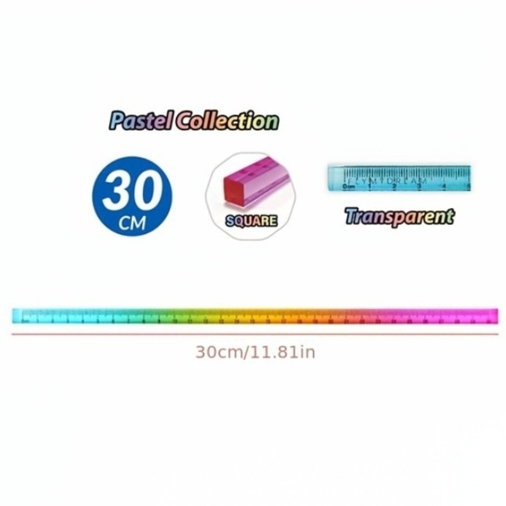 JIWANARCLAY ไม้บรรทัดสี รูปที่ 2