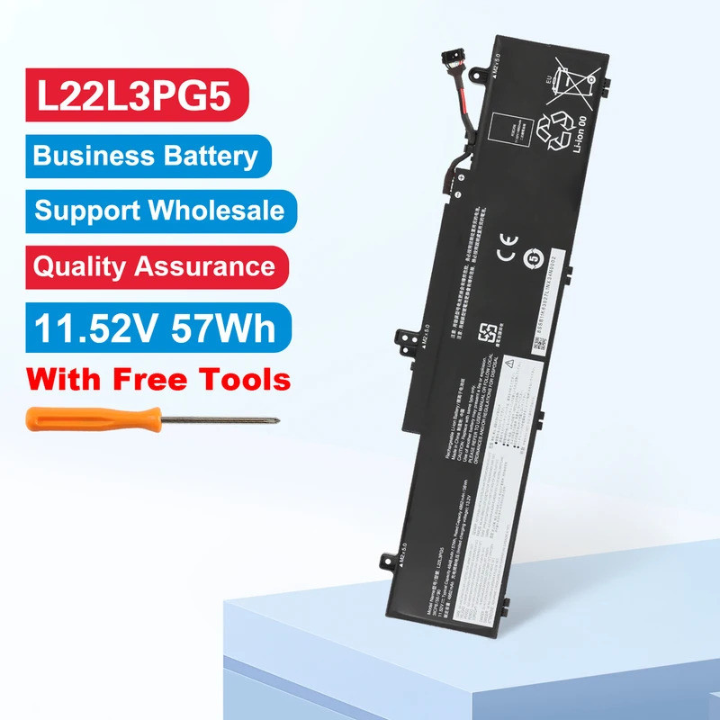 KingSener L22L3PG5 แบตเตอรี่แล็ปท็อปสําหรับ Lenovo ThinkPad E14 G5 E16 Gen 1 L22B3PG5 L22C3PG5 L22D3