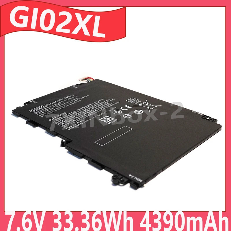 GI02XL G102XL 7.6V 33.36Wh 4390mAh OEM แบตเตอรี่แล็ปท็อปสําหรับ Hp Pavilion X2 12-B000NG B000NI B000