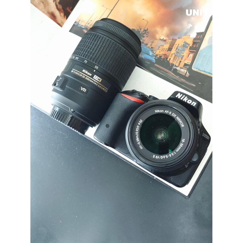 Used Nikon D5500 with Double Zoom Kit Digital Camera #2142928(มือสอง)