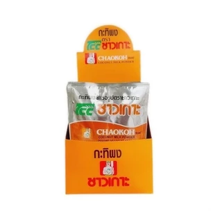 *ขายแบบกล่อง* ชาวเกาะ กะทิผง ขนาด 60g x 12 ซอง Chaokoh Coconut Milk Powder กะทิ กะทิผงสำเร็จรูป -0626