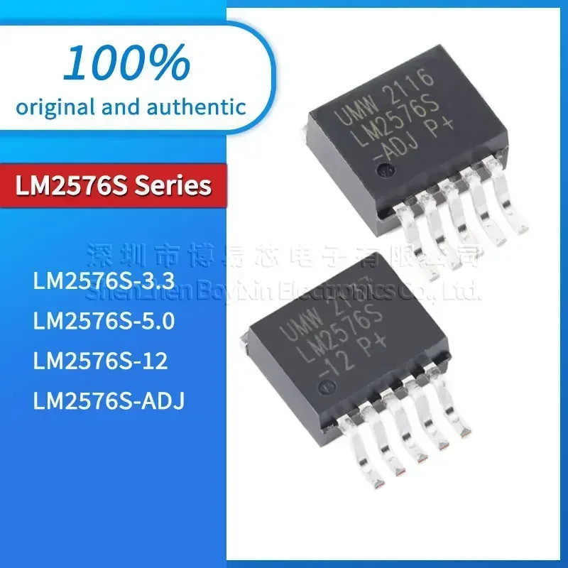 5PCS LM2576S-ADJ LM2576S-12 LM2576S-5.0 LM2576S-3.3 TO-263 Field Effect ทรานซิสเตอร์