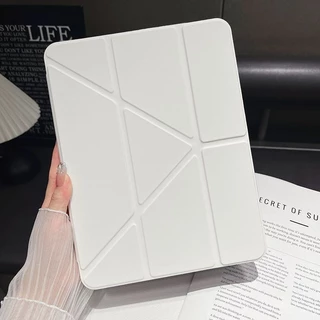 เคสอะคริลิคใสสำหรับ Redmi Pad 2 ขนาด 9.7/11 Pad SE 11 Mi Pad 6 Pad 7, Pad 7 Pro/8/8 Pro เคสกันกระแทกแบบพับได้รูปตัว Y
