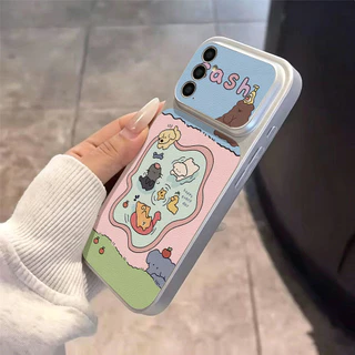 เคสซัมซุง For Samsung A57 A37 A27 A17 A07 A56 A55 A05S A52 A26 A54 5G S26 S25 S24 Ultra S23 FE เคสนิ่มลายหนังแกะ สีพื้น