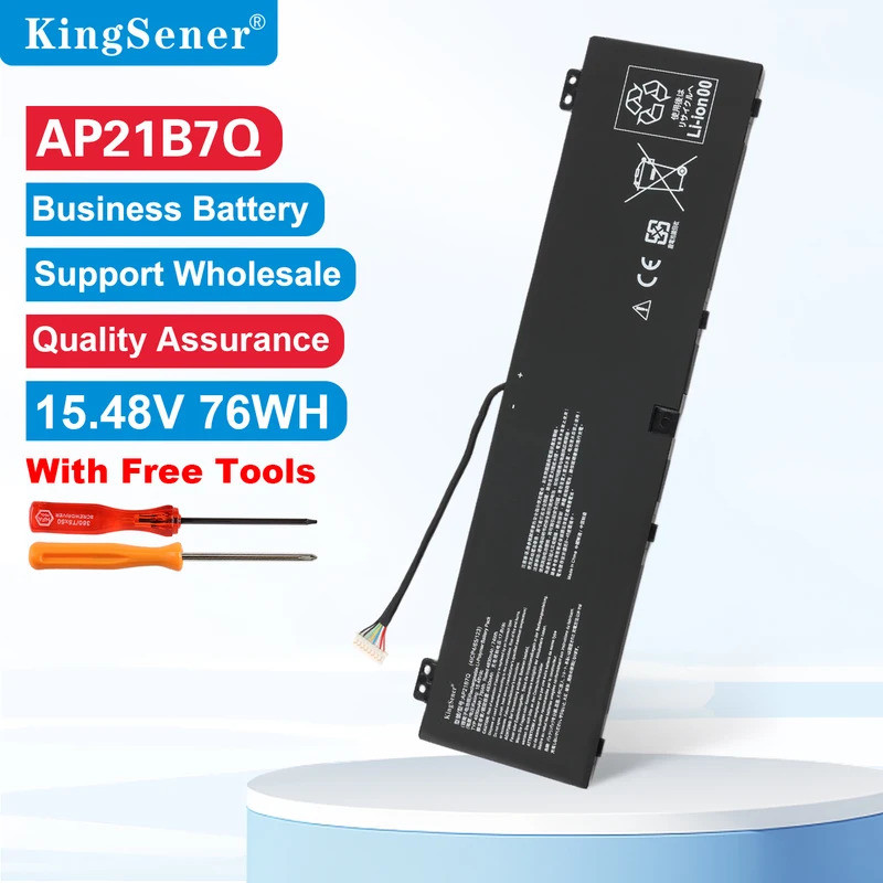 AP21B7Q 76WH แบตเตอรี่แล็ปท็อปสําหรับ Acer Predator TRITON 300 SE PT314-52S PT314-51 SFX16-61G SFX14