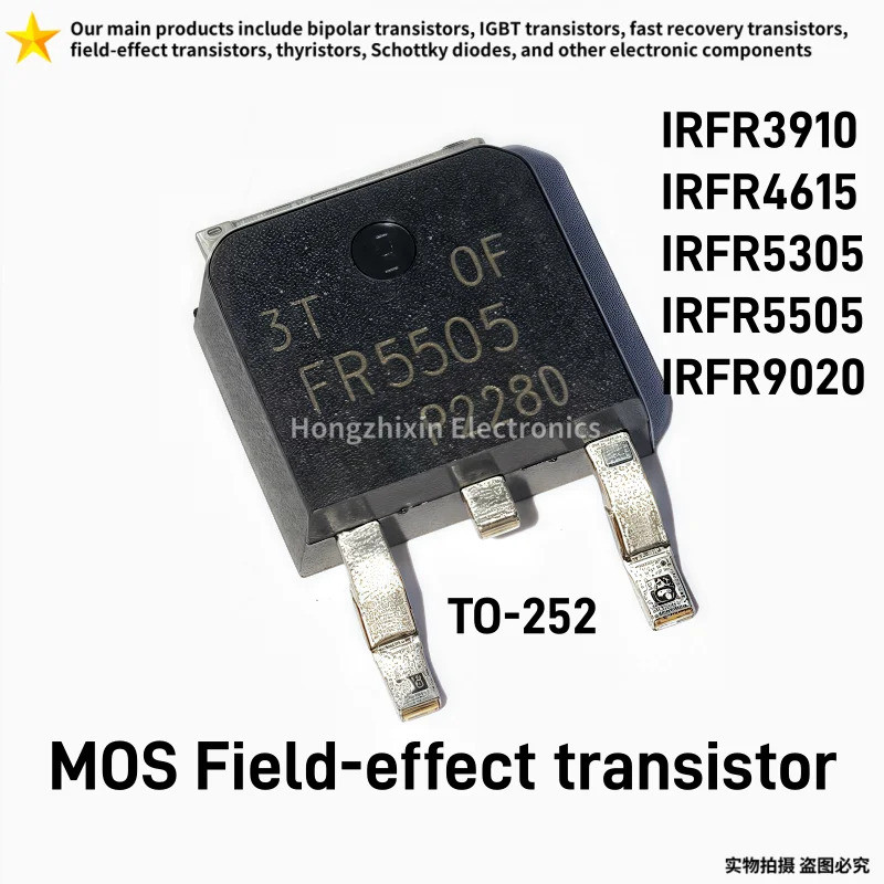 5PCS IRFR3910 IRFR4615 IRFR5305 IRFR5505 IRFR9020 TO-252 FR3910 FR4615 FR5305 FR5505 FR9020 Field Ef