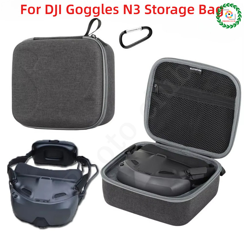 Sunnylife กระเป๋าถือสําหรับ DJI Goggles N3/ถุงเก็บสําหรับ DJI Goggles N3 Anti-scratch Protection Cas