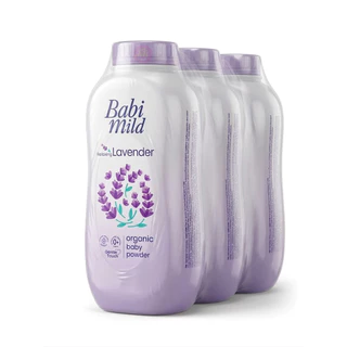 Babi Mild Baby Powder 160 G. Pack 3 / แป้งเด็ก เบบี้มายด์ ขนาด 160 กรัม. แพค3 แป้งฝุ่น / แป้งเด็ก