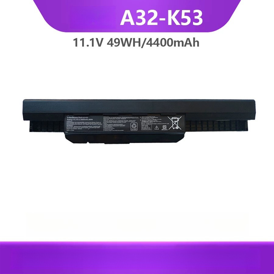 For ASUS A43S K43S X43S X84H A53S X44H A32-K53 Laptop Battery