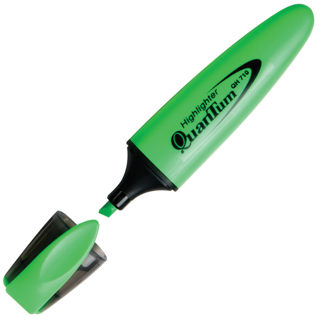 ปากกาเน้นข้อความ ควอนตั้ม รุ่น QH-710 สีชมพู