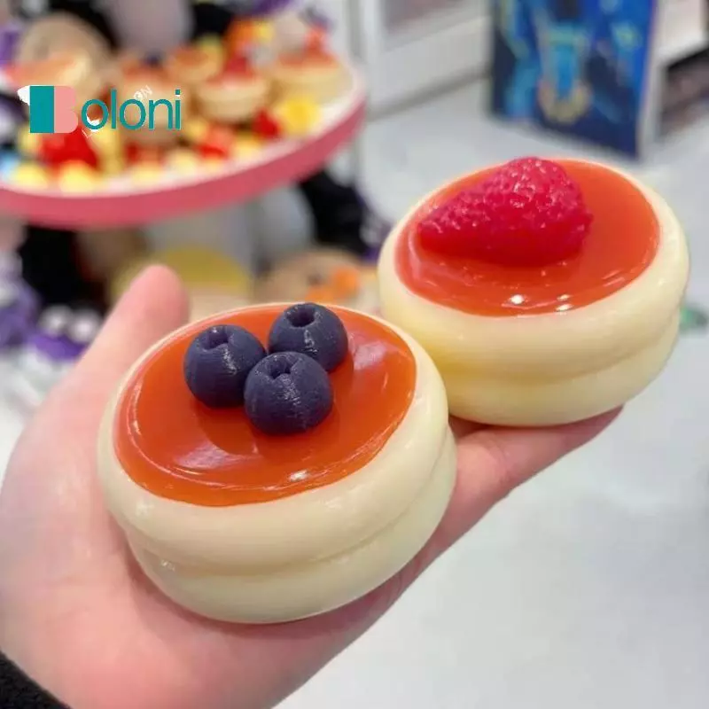 [Boloni] ครีม Blaster เค้ก Squishy ของเล่นบรรเทาความเครียดฟื้นตัวช้า Soft Squeeze Sensory Fidget ของเล่นสําหรับเด็กผู้ใหญ่ห้องเรียนลดความวิตกกังวลใหม่