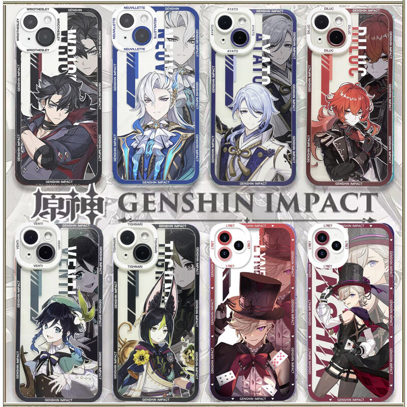Genshin Impact เคสโทรศัพท์สําหรับ Motorola Moto G22 G30 G52 G53 G32 G72 G71 G60 G9 Play Plus EDGE 40