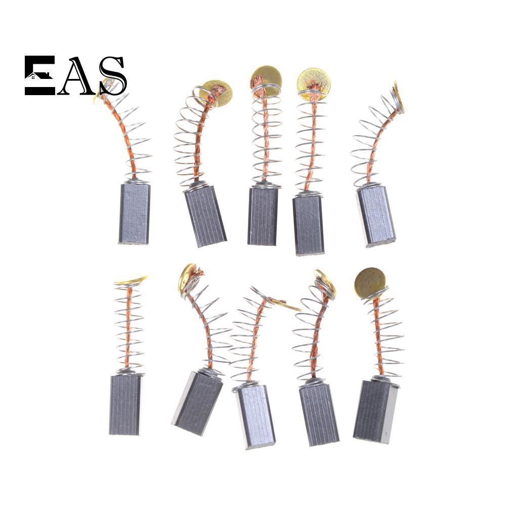 [EA] 10 ชิ้น 5 x 5 x 8 มิลลิเมตรเครื่องมือไฟฟ้ามอเตอร์แปรงถ่านเปลี่ยน TH