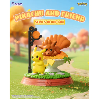 FUNISM Pokemon Pikachu และเพื่อน Series กล่องตาบอด Series ตัวเลข Plush กล่องตาบอด Action ของเล่นรูปของขวัญวันเกิดของเล่นเด็ก