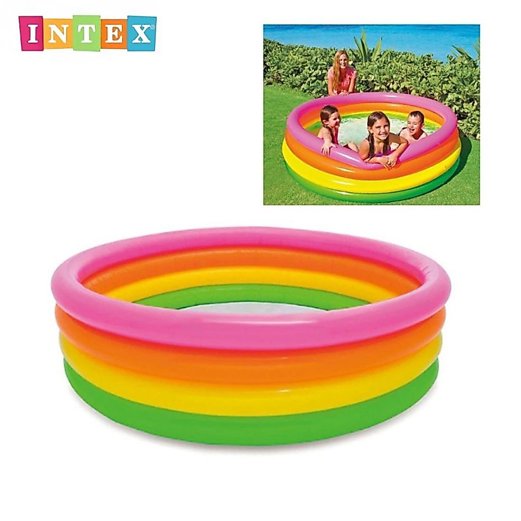 INTEX สระน้ำเป่าลม สระน้ำเด็ก สวนน้ำเป่าลม Sunset Glow Pool รุ่น 56441