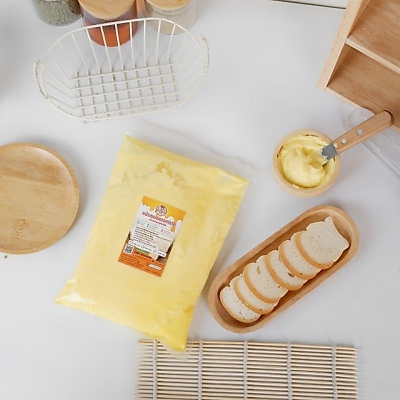 เนยทาขนมปังเนยนมฮอกไกโด สำหรับทำปังกรอบ ปังปิ้ง🧀 บรรจุถุงละ 1 กิโลกรัม