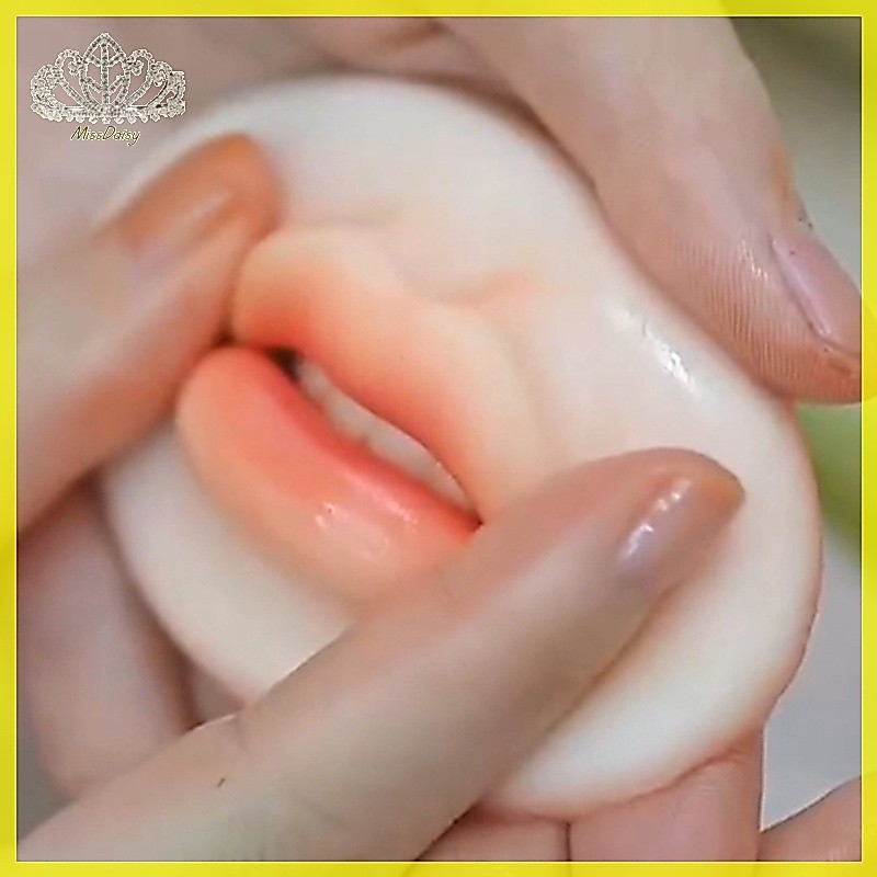 3D Silicone Tattoo Face Lips Model Practice Skin Lip Makeup Cosmetic Training TH