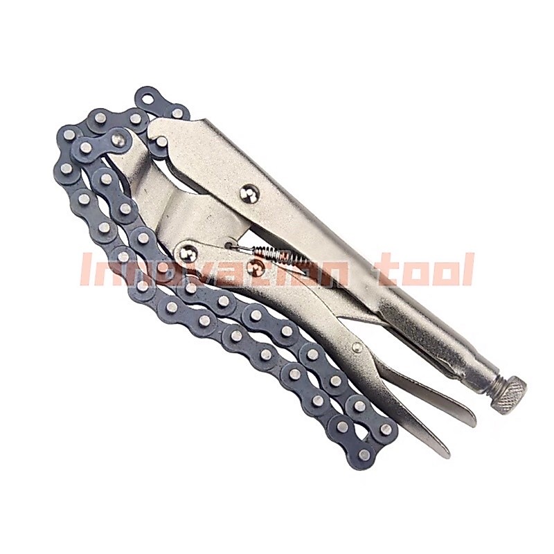 SKY TOOLS คีมล็อกโซ่ คีมล็อก จับชิ้นงาน ขนาด8.5" โซ่ยาว18"