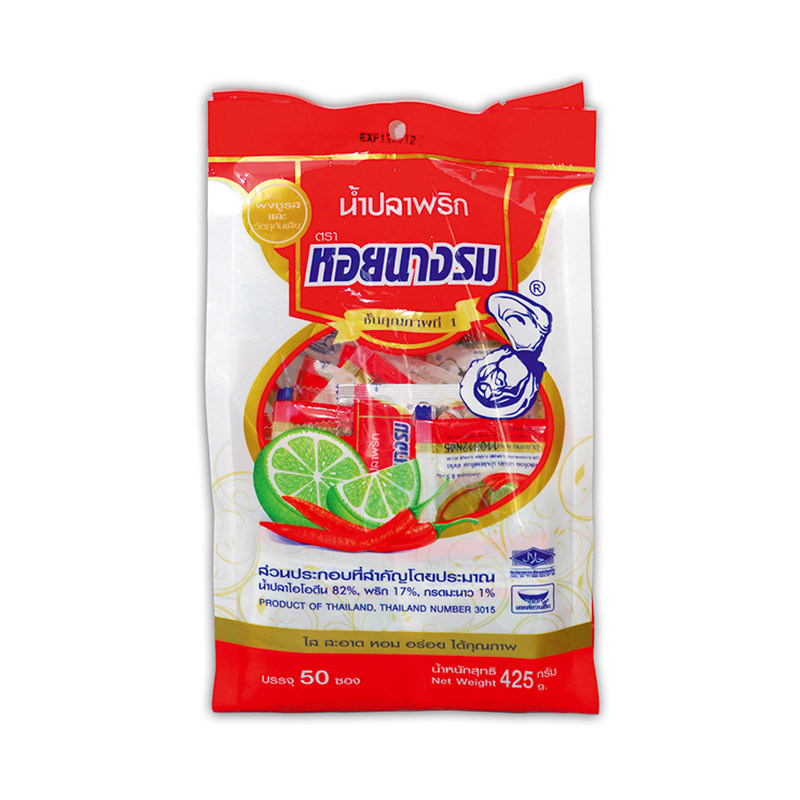 ส่งพรุ่งนี้ น้ำปลาพริก ตราหอยนางรมแบบซอง 50 x 7 กรัม/แพ็ค ออกใบเสร็จได้