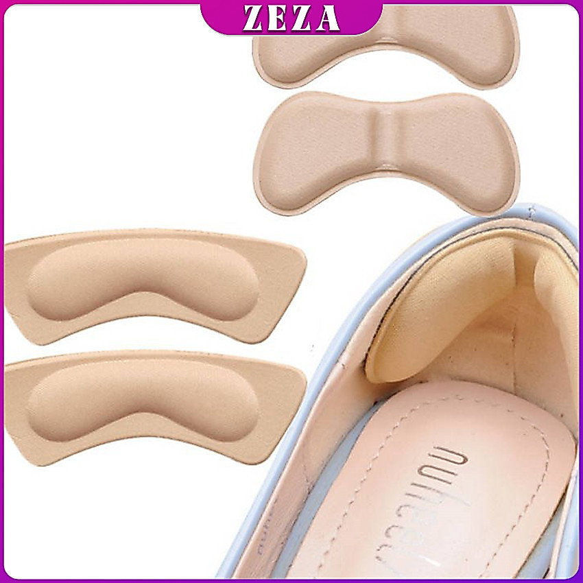 ZEZA แผ่นกันกัด  แผ่นกันรองเท้ากัด เนื้อนิ่ม ช่วยแก้รองเท้าหลวม 1 แพค ต่อ คู่  Sponge heel pad